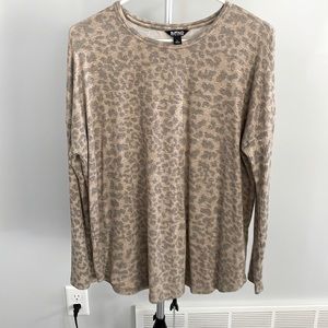 Animal print sweater